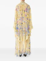 Camilla ruffled floral print dress - Image 4