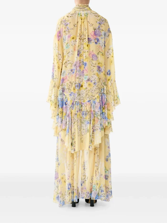 Camilla ruffled floral print dress - Image 4