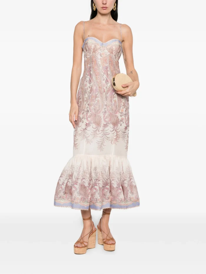 ZIMMERMANN paisley midi dress - Image 3