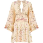 Camilla floral-print mini dress