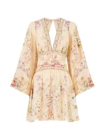 Camilla floral-print mini dress
