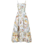 Camilla Seville Sweetheart flared dress