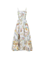 Camilla Seville Sweetheart flared dress