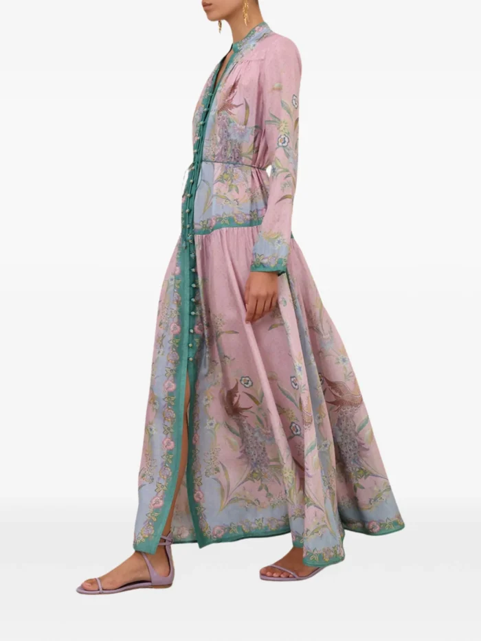 ZIMMERMANN floral-print silk maxi dress - Image 4