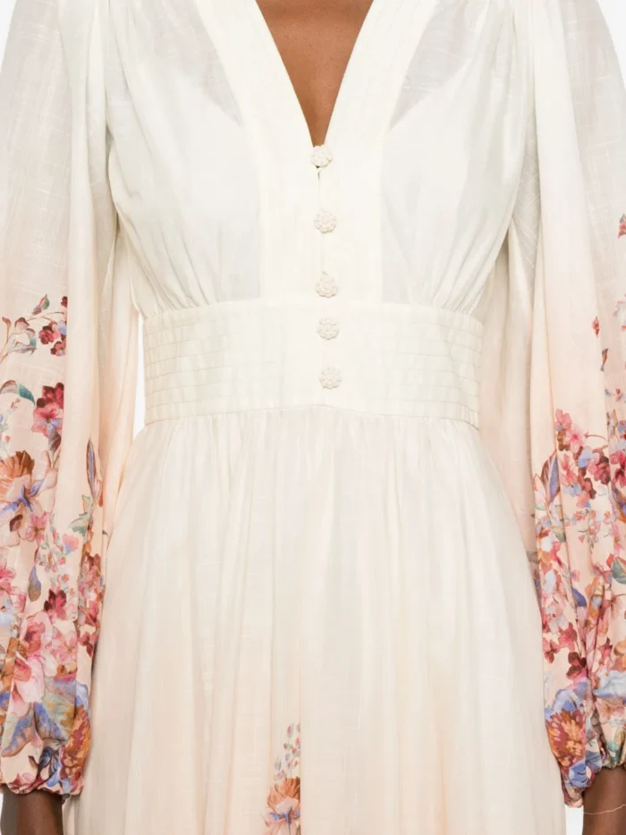 ZIMMERMANN Awaken plunge maxi dress - Image 5
