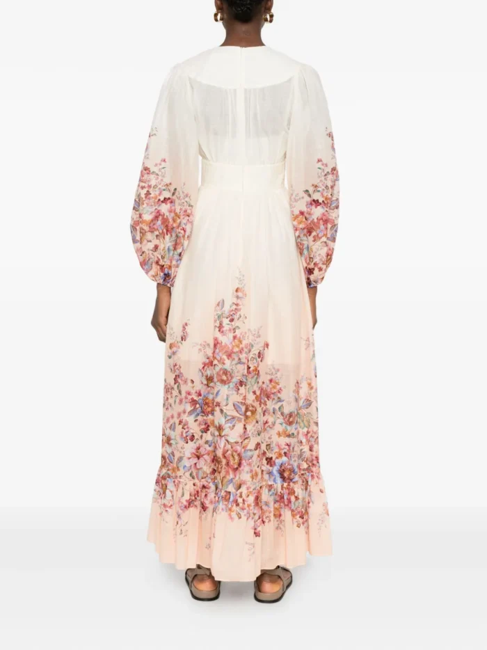 ZIMMERMANN Awaken plunge maxi dress - Image 4