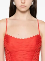 ZIMMERMANN Rebellion lace-up floral mini dress - Image 5