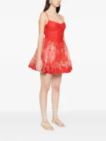 ZIMMERMANN Rebellion lace-up floral mini dress - Image 3