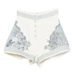 ALEMAIS Villa Romantica printed shorts