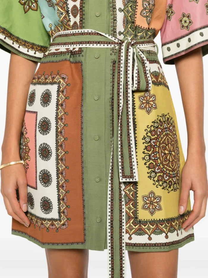 ALEMAIS Contina printed mini dress - Image 5