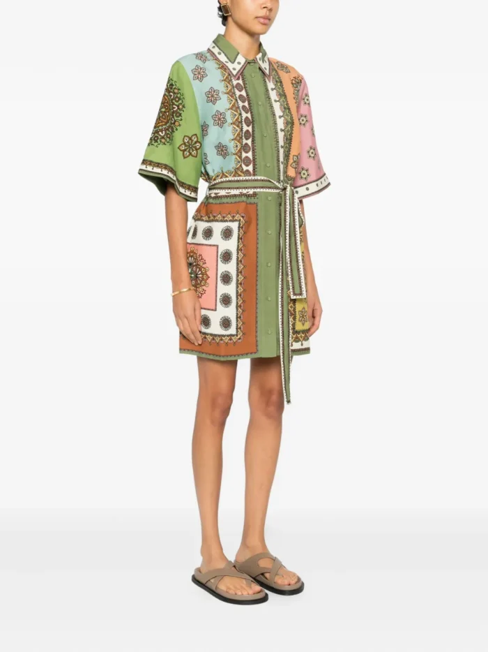 ALEMAIS Contina printed mini dress - Image 3