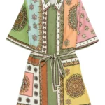 ALEMAIS Contina printed mini dress