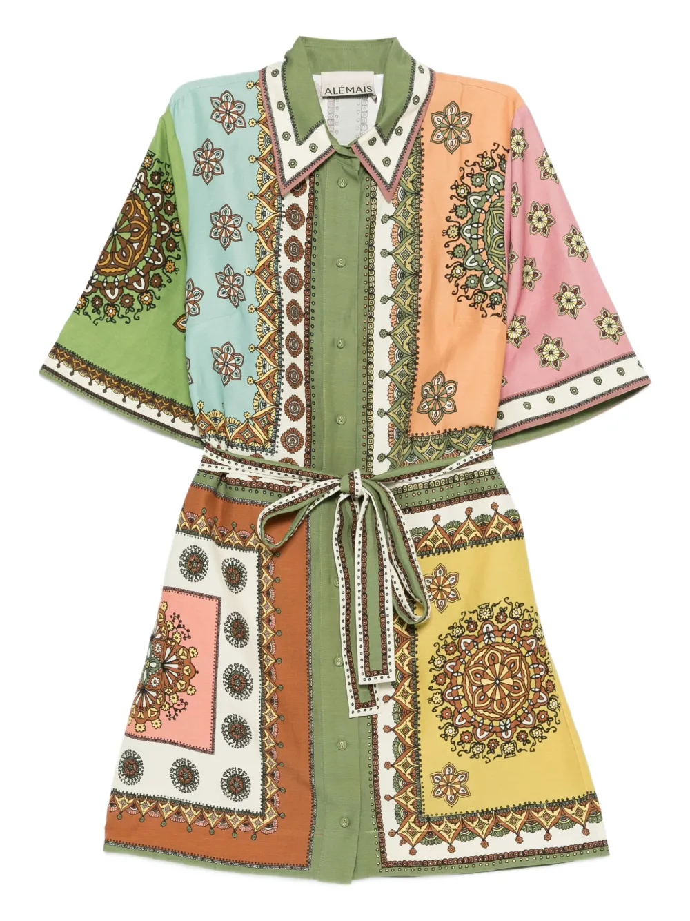 32564947_62902526_1000 ALEMAIS Contina printed mini dress - Image 1