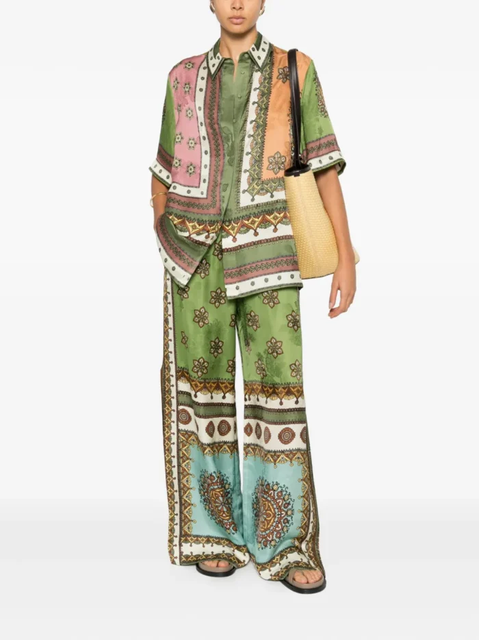 ALEMAIS Contina floral-print trousers - Image 4