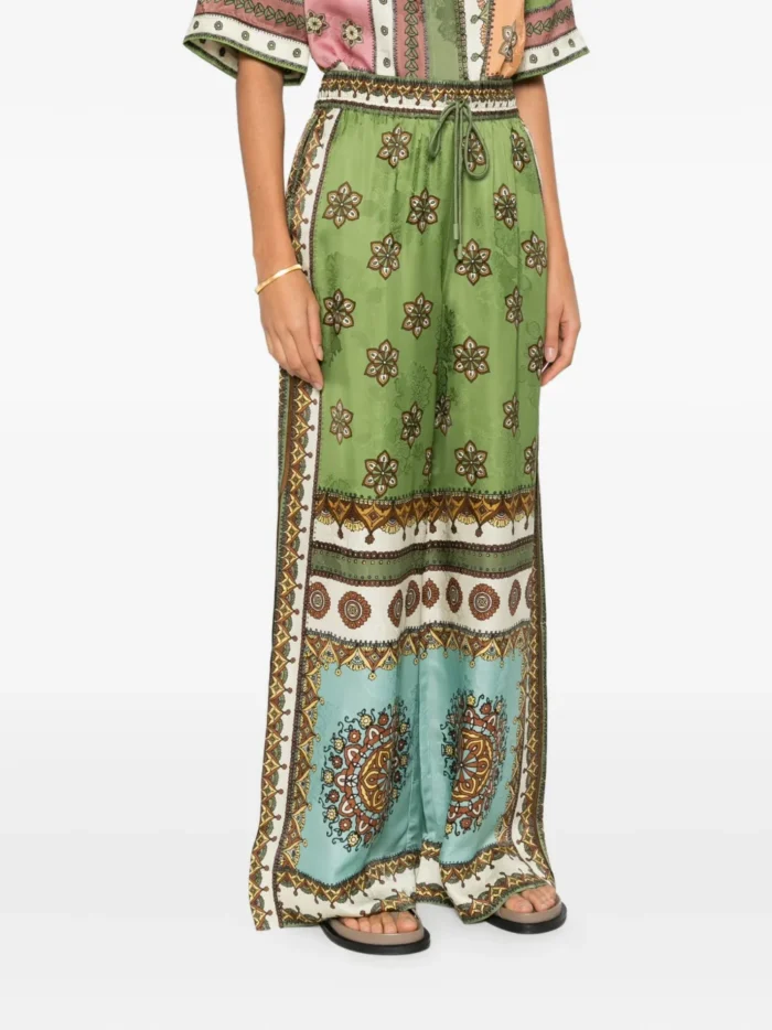 ALEMAIS Contina floral-print trousers - Image 3