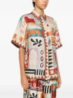 ALEMAIS Michelle abstract-print shirt - Image 3
