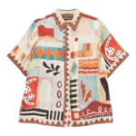 ALEMAIS Michelle abstract-print shirt