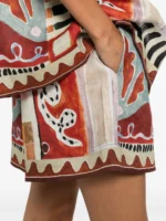 ALEMAIS Michelle abstract-print shorts - Image 5