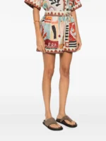 ALEMAIS Michelle abstract-print shorts - Image 3