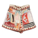 ALEMAIS Michelle abstract-print shorts