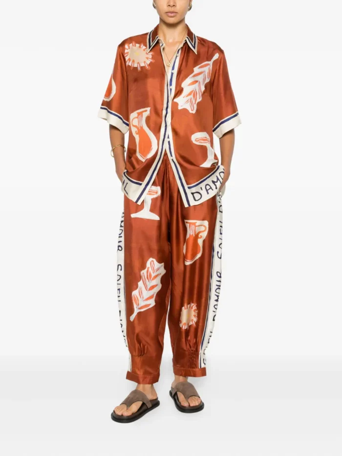 ALEMAIS Soleil D´Amour graphic-print shirt - Image 3