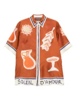 ALEMAIS Soleil D´Amour graphic-print shirt