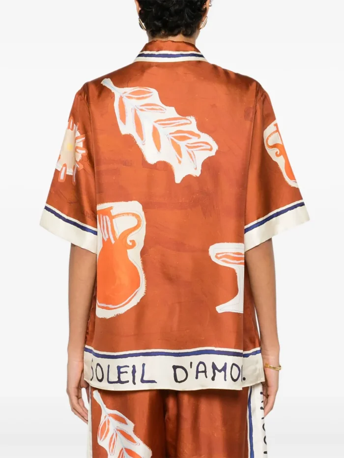 ALEMAIS Soleil D´Amour graphic-print shirt - Image 5