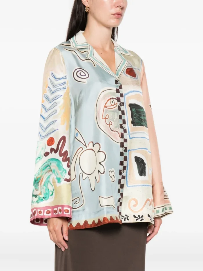 ALEMAIS Michelle silk shirt - Image 3