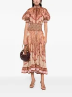 ZIMMERMANN Wanderlust paisley-print midi skirt - Image 3