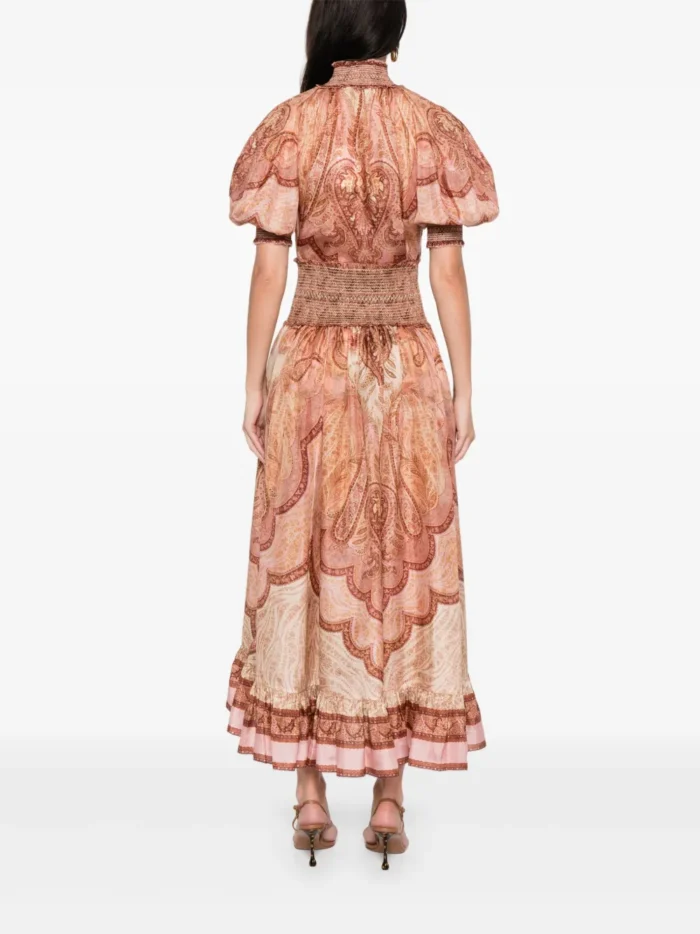 ZIMMERMANN Wanderlust paisley-print midi skirt - Image 4