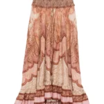 ZIMMERMANN Wanderlust paisley-print midi skirt