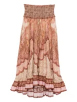 ZIMMERMANN Wanderlust paisley-print midi skirt