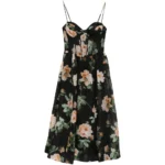 ZIMMERMANN Luna corset floral midi dress