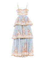 ZIMMERMANN Daylight tiered floral-print maxi dress