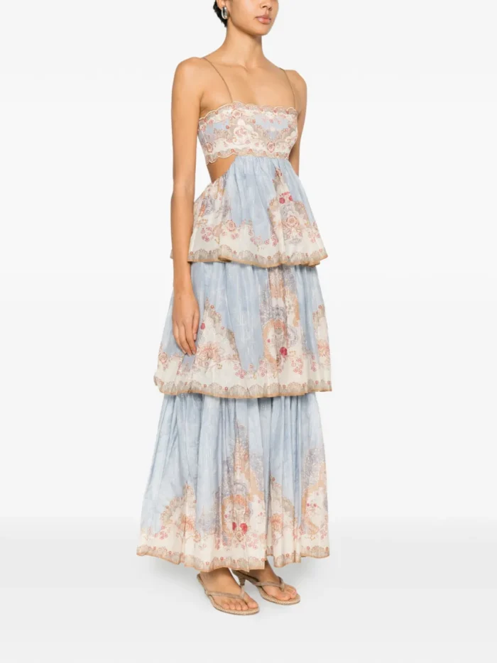 ZIMMERMANN Daylight tiered floral-print maxi dress - Image 3