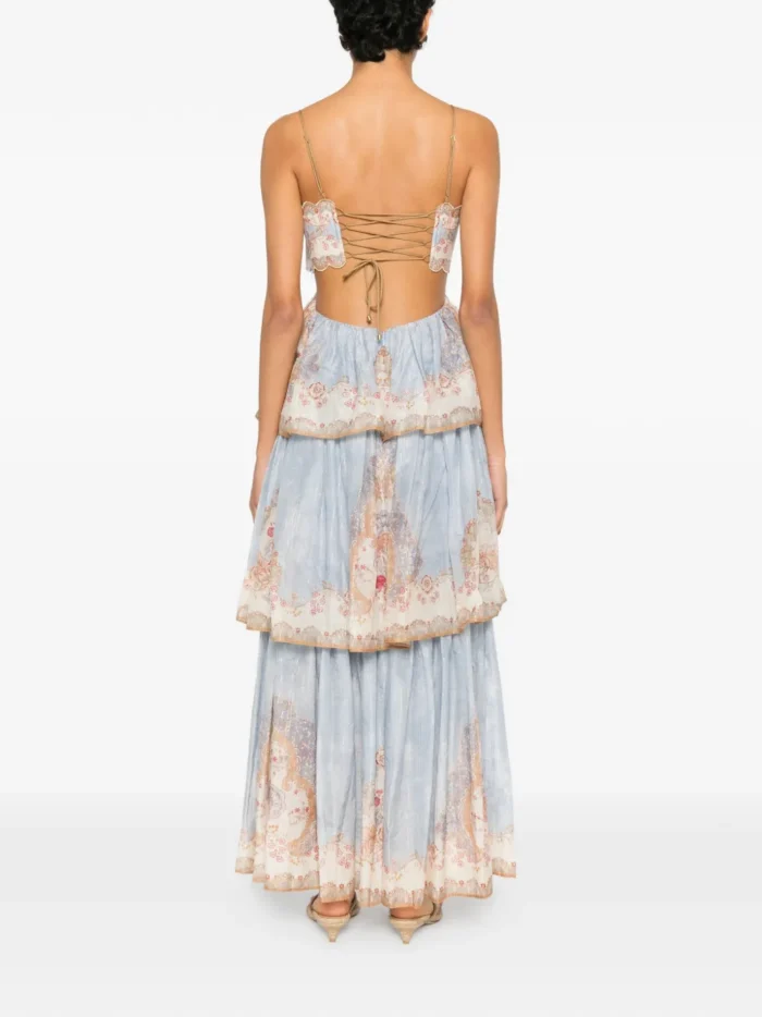 ZIMMERMANN Daylight tiered floral-print maxi dress - Image 4