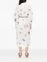 ALEMAIS embroidered midi dress - Image 3
