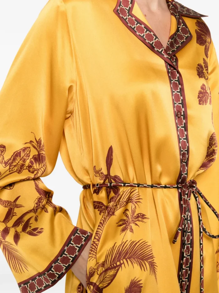 ALEMAIS floral-print belted dress - Image 4
