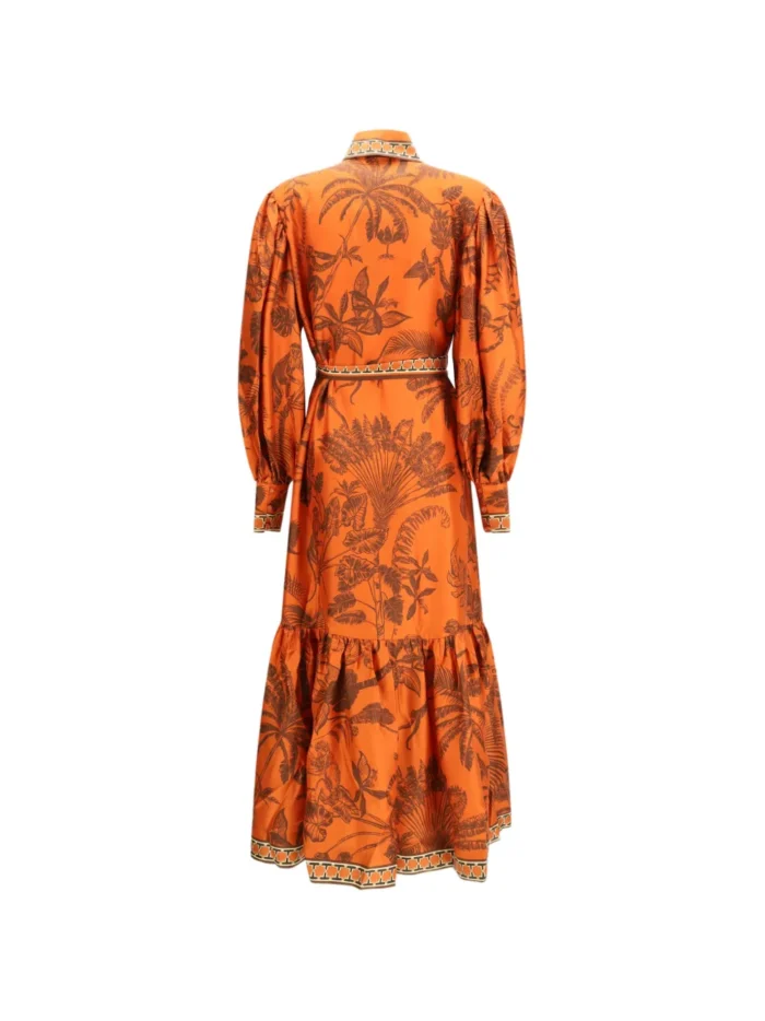 ALEMAIS belt-detail midi dress - Image 2