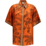 ALEMAIS monkey-print shirt