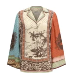 ALEMAIS Alberta graphic-print shirt