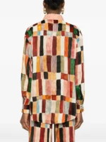 ALEMAIS x Laurence Leenaert Marjorelle patchwork shirt - Image 3