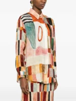 ALEMAIS x Laurence Leenaert Marjorelle patchwork shirt - Image 2