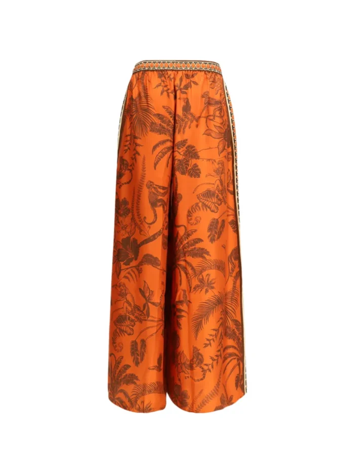 ALEMAIS monkey-print palazzo pants - Image 2