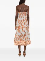ZIMMERMANN Aster floral-print corset midi dress - Image 5