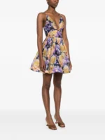 ZIMMERMANN v-neck floral mini dress - Image 3