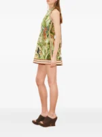 ALEMAIS Toucan Tango halter printed mini dress - Image 3