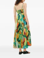 ALEMAIS mokshini adjustable-strap midi dress - Image 4