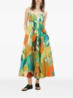 ALEMAIS mokshini adjustable-strap midi dress - Image 2