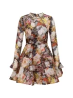 ZIMMERMANN Alchemy floral-print mini dress